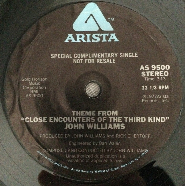 Close Encounters Of The Third Kind (Original Motion Picture Soundtrack)