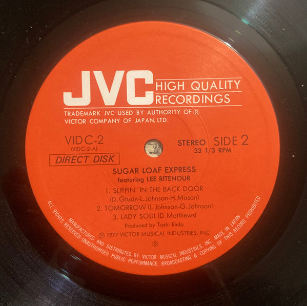 Sugar Loaf Express Featuring Lee Ritenour