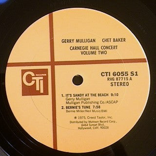 Carnegie Hall Concert - Volume 2