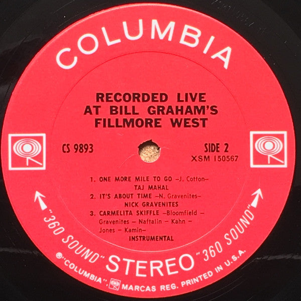 Live At Bill Graham's Fillmore West