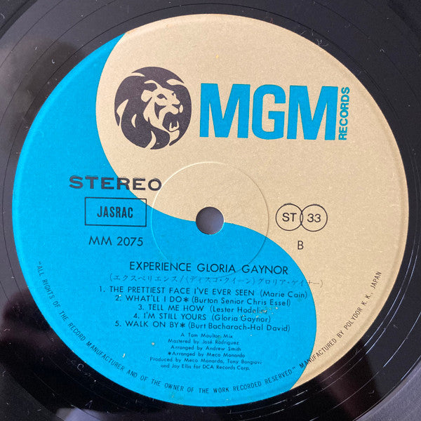 Experience Gloria Gaynor = エクスペリエンス グロリア・ゲイナー