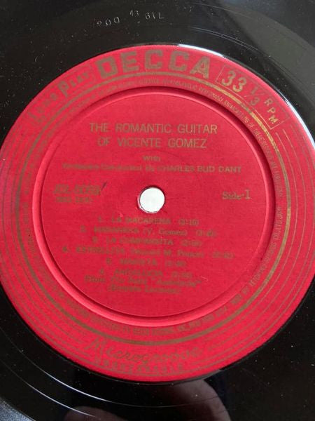 The Romantic Guitar Of Vicente Gomez