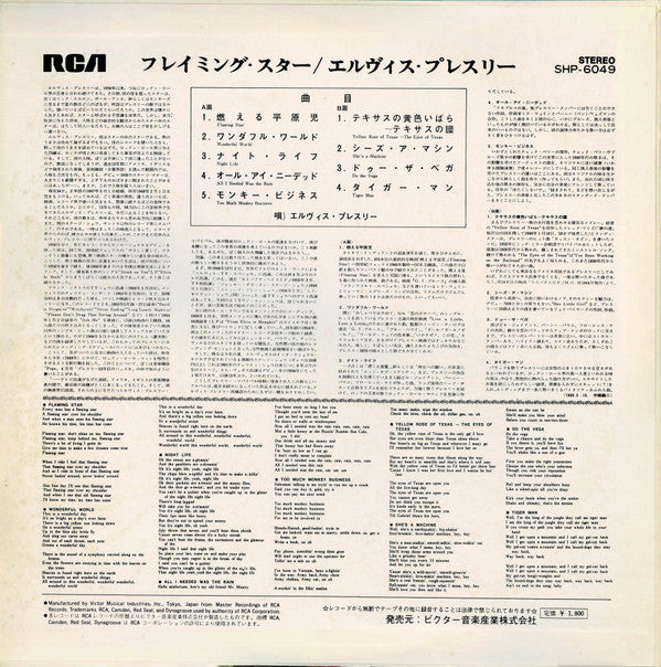 Elvis Sings Flaming Star