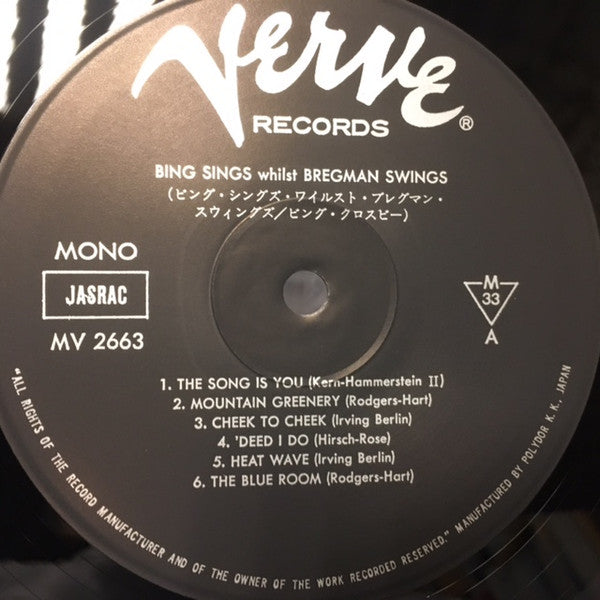 Bing Sings Whilst Bregman Swings