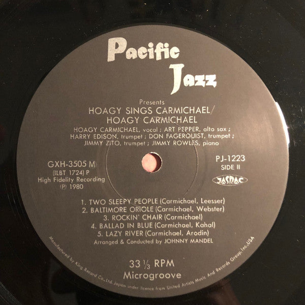 Hoagy Sings Carmichael With The Pacific Jazzmen