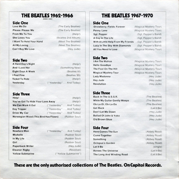The Beatles 1962-1966