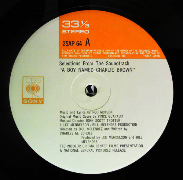 Selections From The Soundtrack "A Boy Named Charlie Brown"