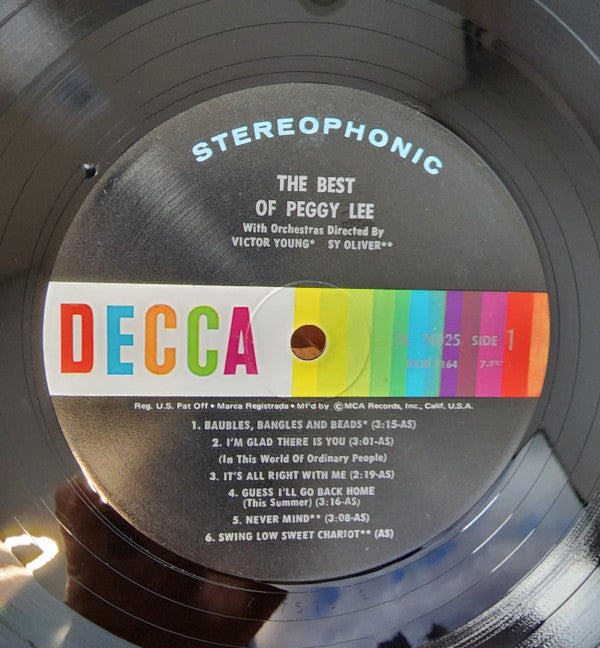 The Best Of Peggy Lee