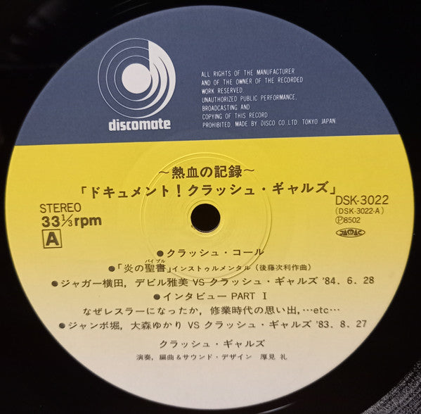 ~熱血の記録~ ドキュメント!クラッシュ・ギャルズ