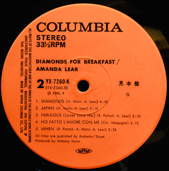 Diamonds For Breakfast