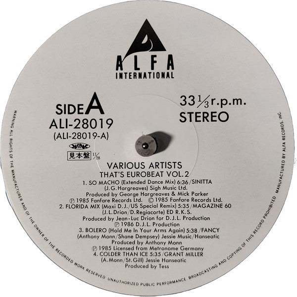 That's Eurobeat Vol. 2