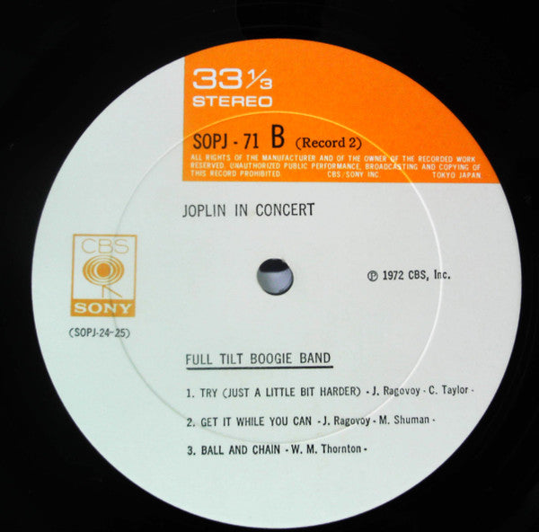 Joplin In Concert