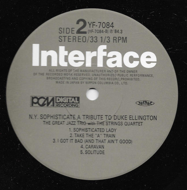 N.Y. Sophisticate A Tribute To Duke Ellington