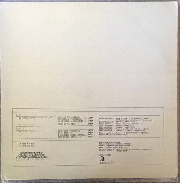 1974 Sulle Corde Di Aries / Clic