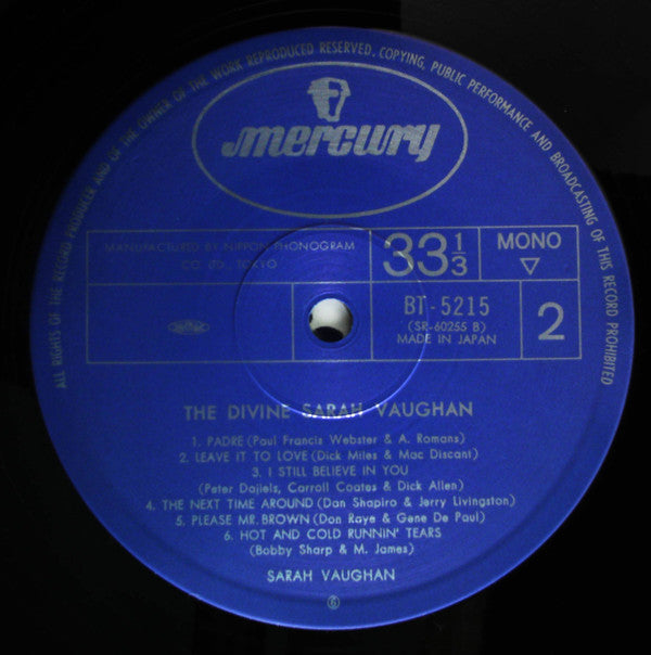 The Divine Sarah Vaughan