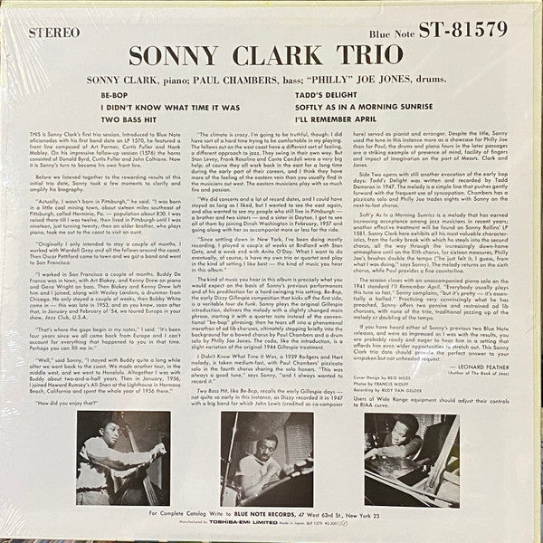 Sonny Clark Trio