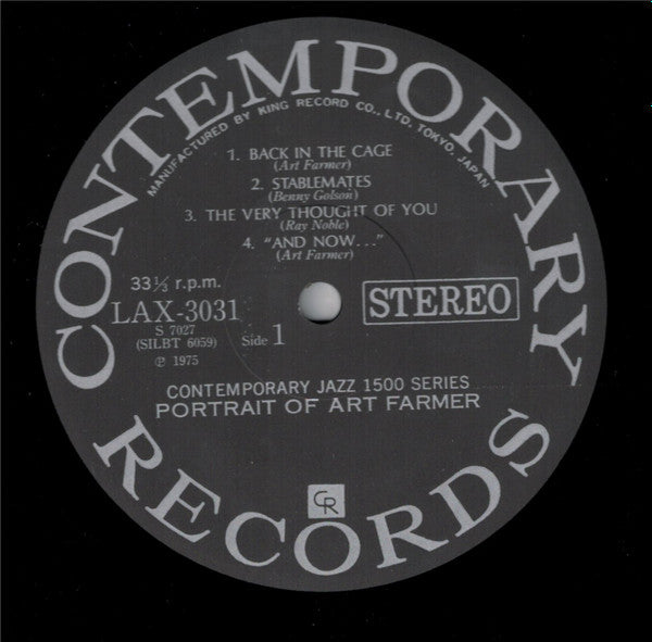 Portrait Of Art Farmer