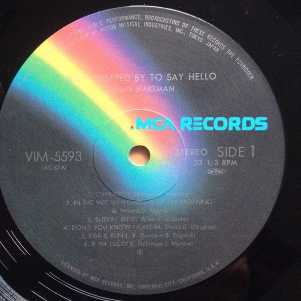 I Just Dropped By To Say Hello