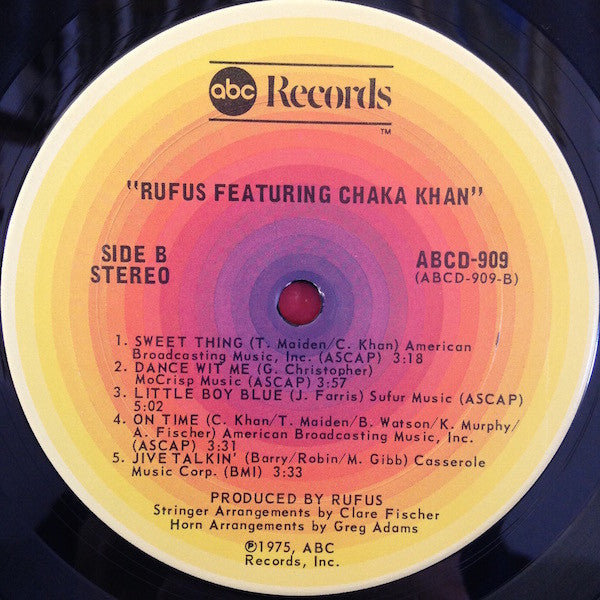 Rufus Featuring Chaka Khan