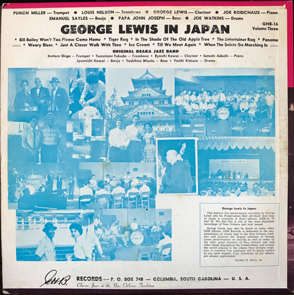 George Lewis In Japan Volume Three