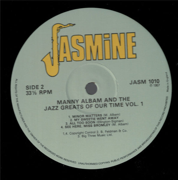 The Jazz Greats Of Our Time Vol. 1