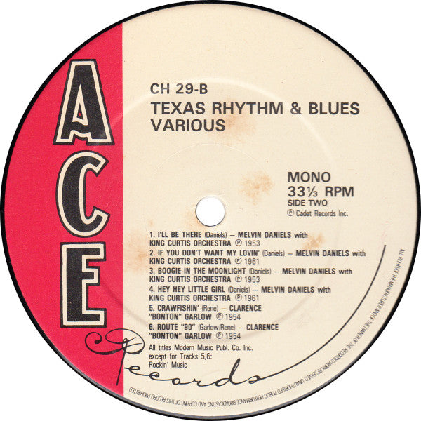 Texas Rhythm And Blues