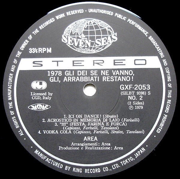 1978 Gli Dei Se Ne Vanno, Gli Arrabbiati Restano!