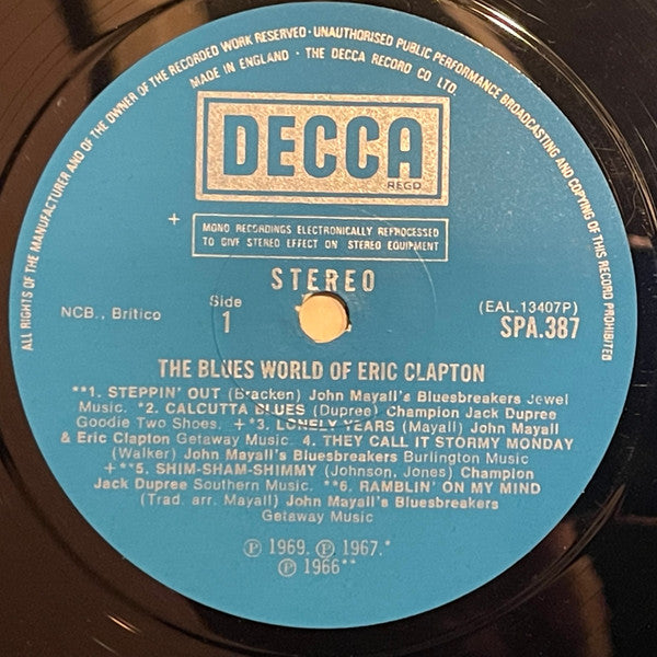 The Blues World Of Eric Clapton