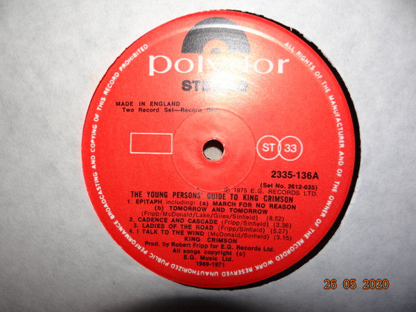 The Young Persons' Guide To King Crimson