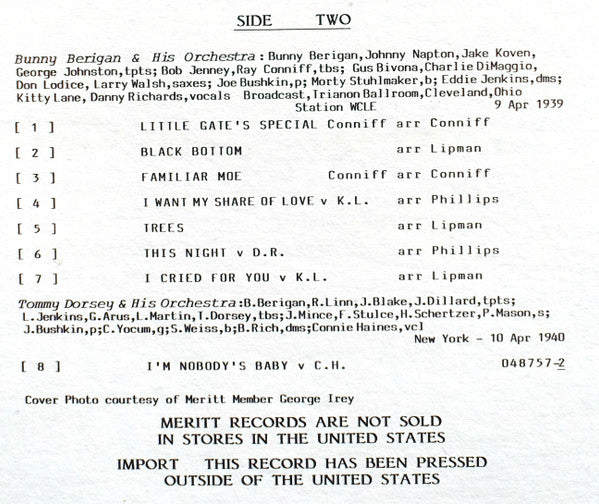 Leader & Sideman 1935-40