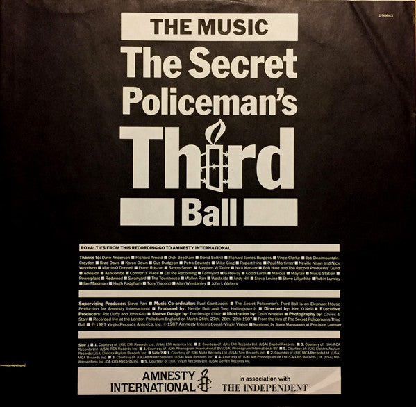 The Secret Policeman's Third Ball (The Music)