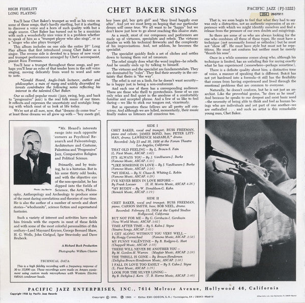 Chet Baker Sings