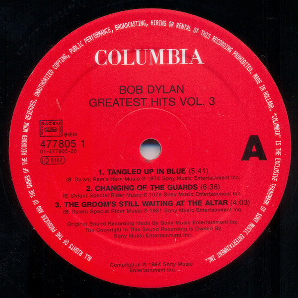 Bob Dylan's Greatest Hits Volume 3