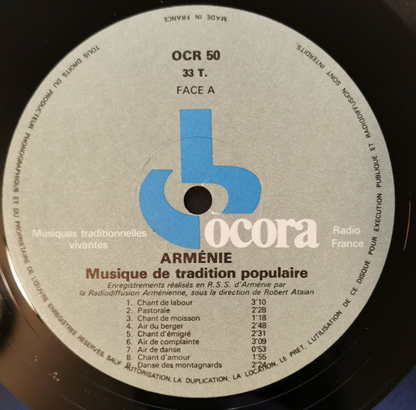 Arménie - Musique De Tradition Populaire