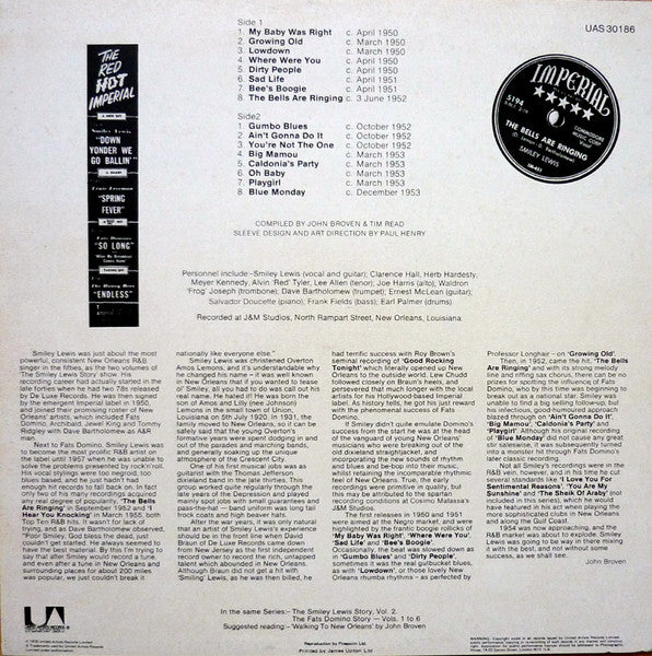 The Smiley Lewis Story Vol. 1 - The Bells Are Ringing