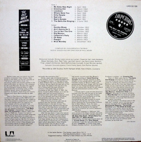 The Smiley Lewis Story Vol. 1 - The Bells Are Ringing