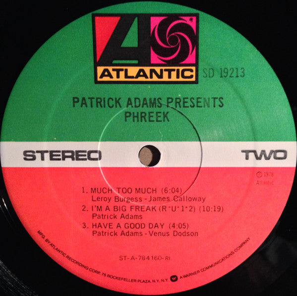 Patrick Adams Presents Phreek