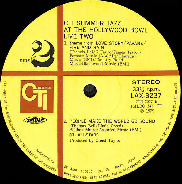 CTI Summer Jazz At The Hollywood Bowl Live Two