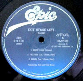 Exit...Stage Left