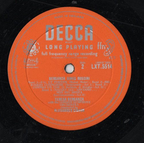 Berganza Sings Rossini