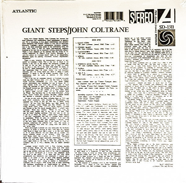 Release: Giant Steps-Vinyl-UK-2005-8122787061, SD-1311, 1311, SD 1311-2660545