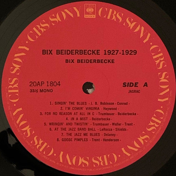 Bix Beiderbecke 1927-1929