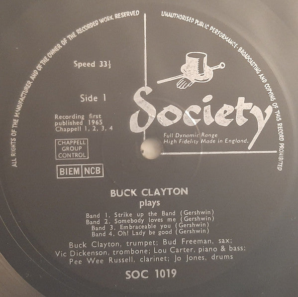 Buck Clayton Plays
