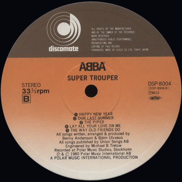 Super Trouper = スーパー・トゥルーパー