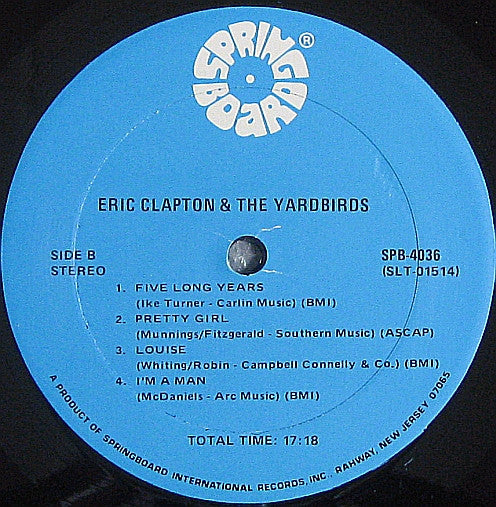Eric Clapton And The Yardbirds