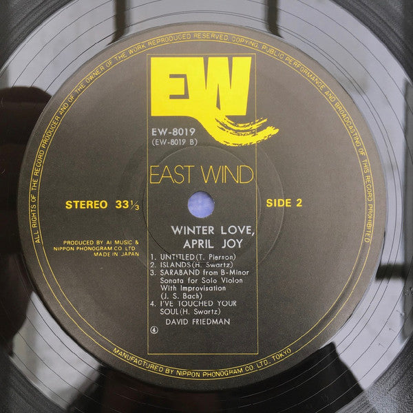 Winter Love, April Joy