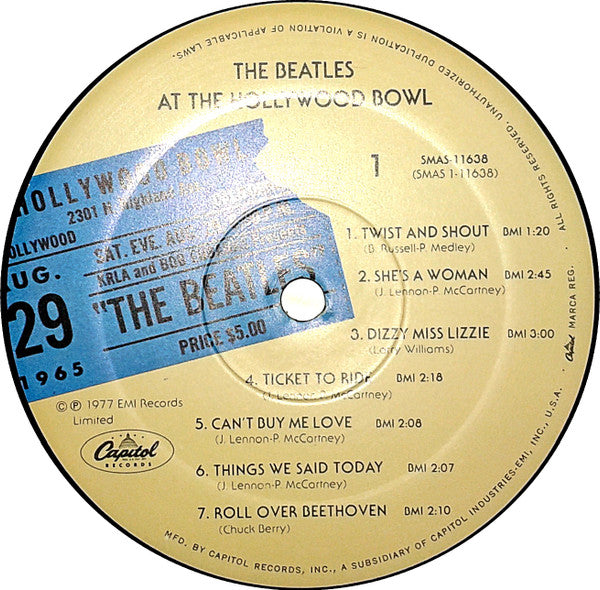 The Beatles At The Hollywood Bowl