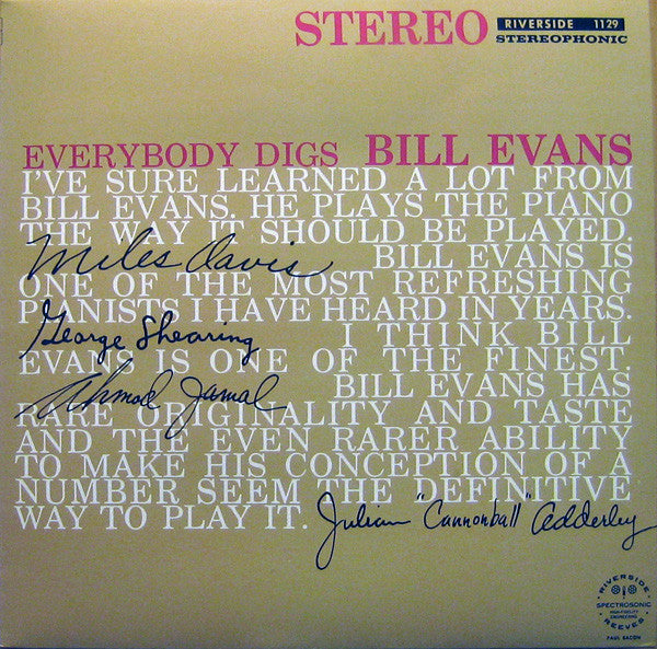 Everybody Digs Bill Evans