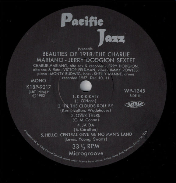 Beauties Of 1918 (Played By The Charlie Mariano & Jerry Dodgian Sextet)