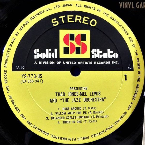 Presenting Thad Jones • Mel Lewis & "The Jazz Orchestra"